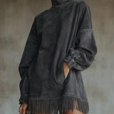 Natalia™ Suede Fringe Dress