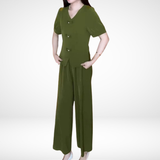 Elsie™ Elegant Short-Sleeve Two-Piece Set