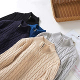 Colyn™ Old Money Half-Zip Sweater