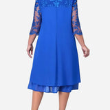 Audriana™ Elegant Midi Dress