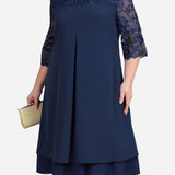 Audriana™ Elegant Midi Dress