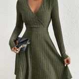 Reese™ Elegant V-Neck Dress