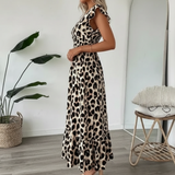 Judie™ Leopard Midi Dress