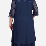 Audriana™ Elegant Midi Dress