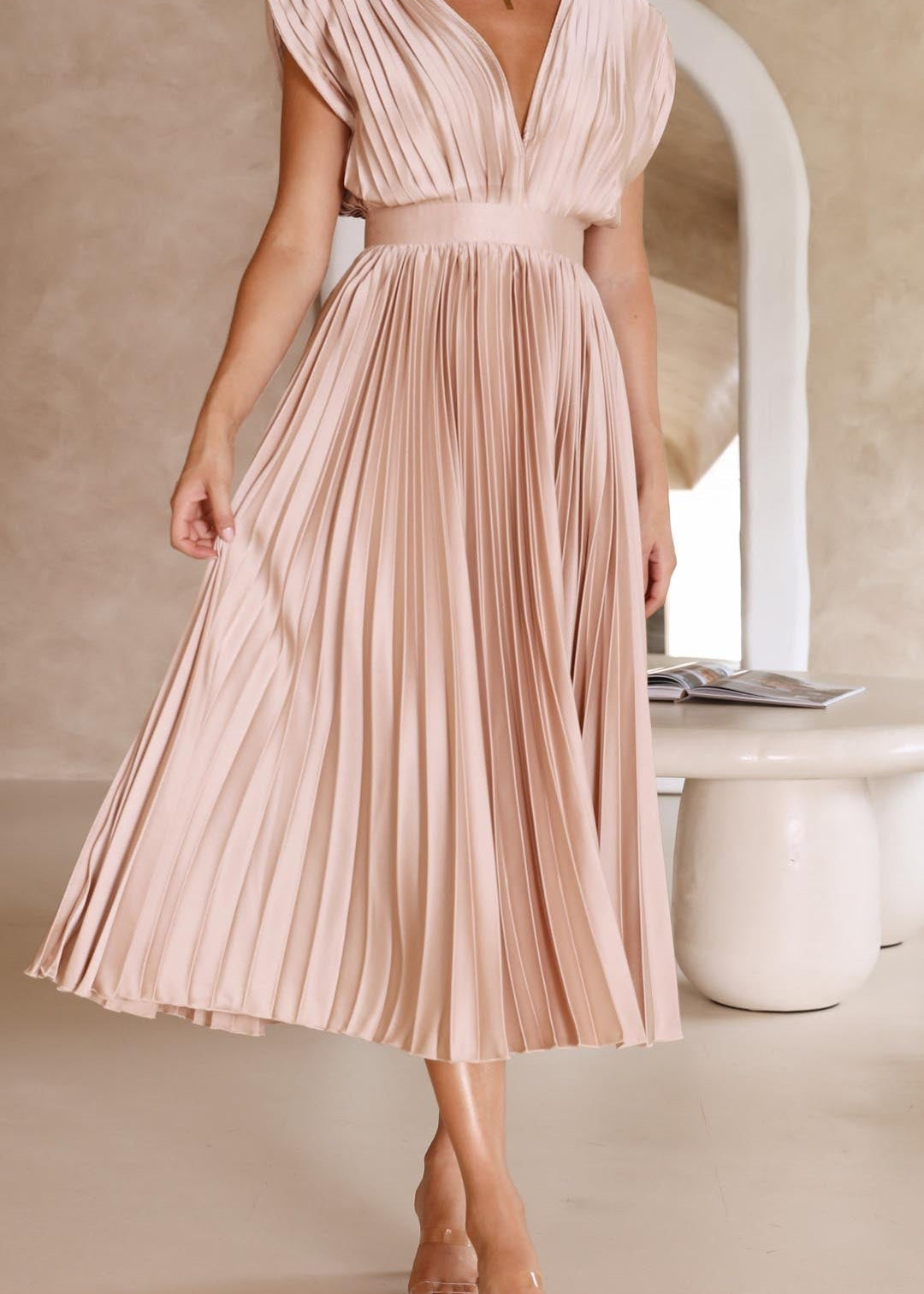 Marla™ Elegant Pleated Dress