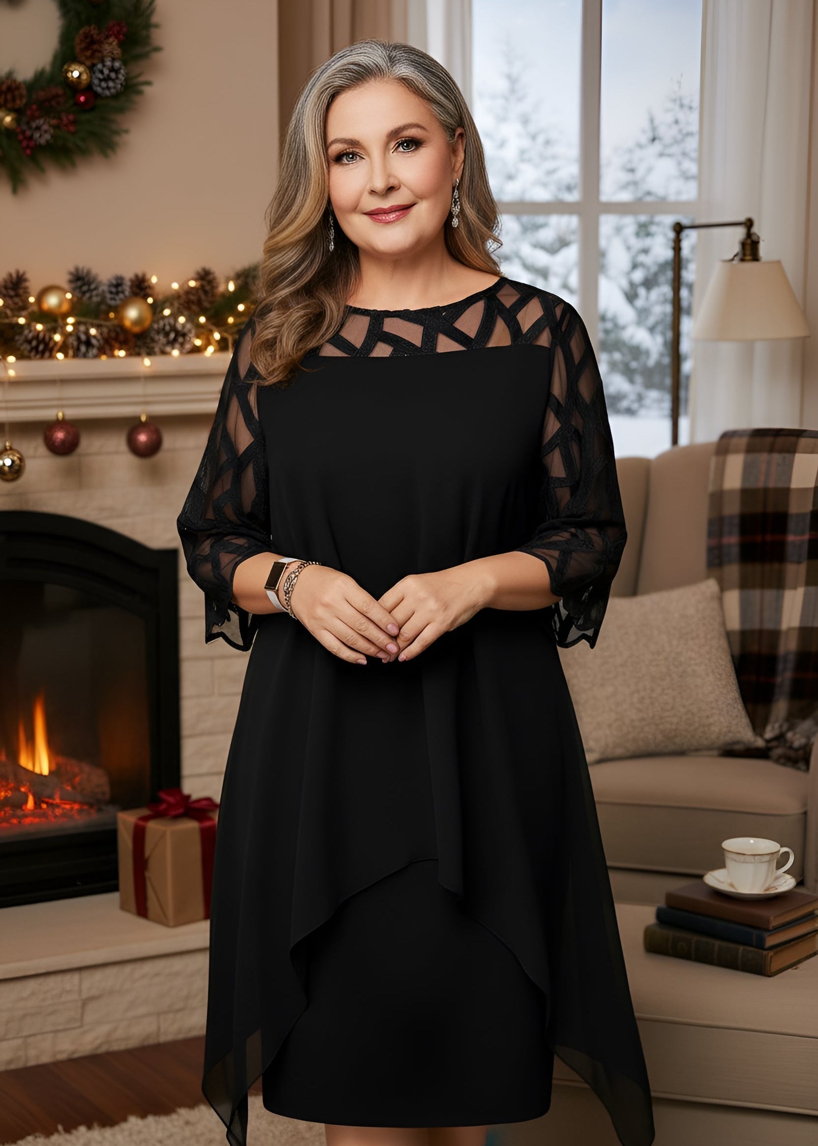 Josephine™ Elegant Lace Dress