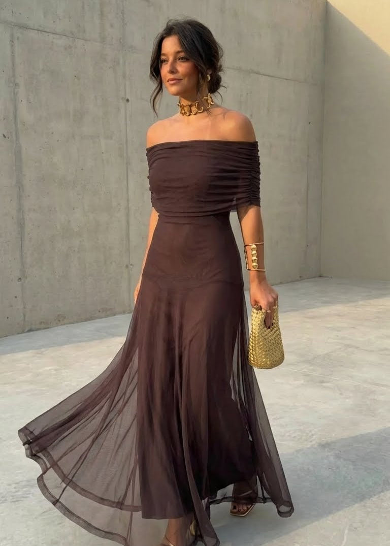 Zella™ Elegant Off-Shoulder Dress