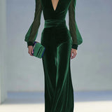 Trisha™ Elegant Suede V-Neck Jumpsuit
