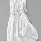 Kaila™ Elegant Short Sleeve Dress
