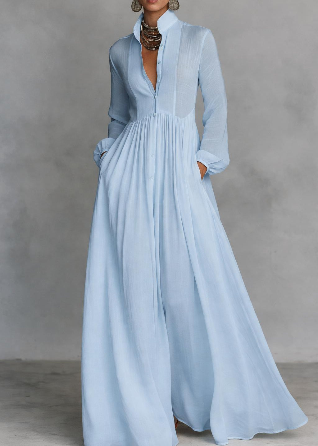 Sylvia™ Elegant Long Dress