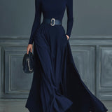 Gerika™ Knit Turtleneck Dress