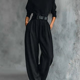Jessica™ Elegant Top & Straight-Leg Pants Set
