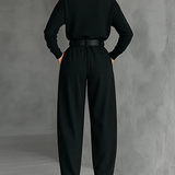 Jessica™ Elegant Top & Straight-Leg Pants Set