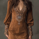 Hosanna™ Suede Mini Dress