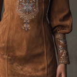 Hosanna™ Suede Mini Dress