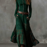Izabella™ Suede Maxi Dress + Free Belt