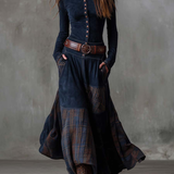 Izabella™ Suede Maxi Dress + Free Belt