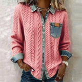 Arielle™ Patchwork Knit Top