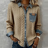 Arielle™ Patchwork Knit Top