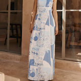 Hailee™ Elegant Floral Cami Maxi Dress