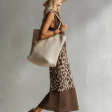 Alaina™ Knitted Leopard Dress