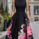 Xandra™ Elegant Midi Dress