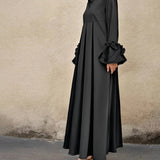Devanna™ Elegant Flared Shirt Maxi Dress