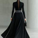 Rachelle™ Long Sleeve Maxi Dress + Free Belt