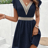 Sabrina™ Elegant V-Neck Summer Dress
