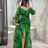 Genesis™ Elegant V-Neck Dress