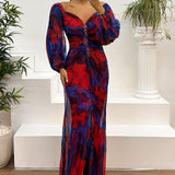 Genesis™ Elegant V-Neck Dress