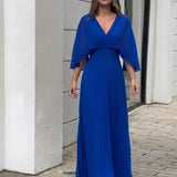 Stephanie™ Elegant Pleated Maxi Dress