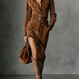 Priscilla™ Long Sleeve Midi Dress
