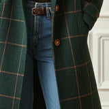 Kayla™ Retro Plaid Tweed Coat