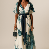 Serene™ Elegant Artistic Maxi Dress