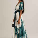 Serene™ Elegant Artistic Maxi Dress