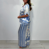 Wilmarie™ Elegant Printed 2-Piece Set for Women