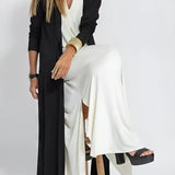 Ellie™ Elegant Long Dress with Cardigan